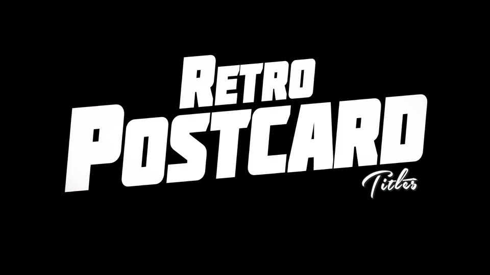 Retro Postcard Titles - Download Videohive 19451659