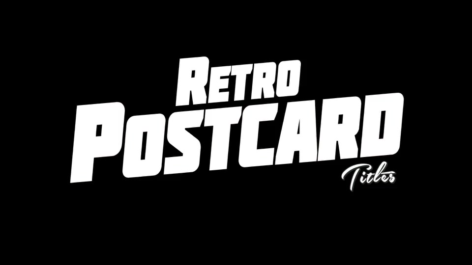Retro Postcard Titles - Download Videohive 19451659