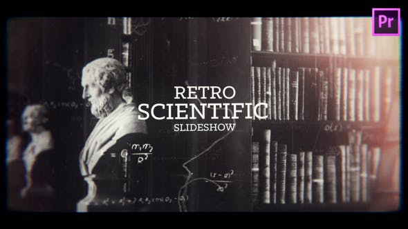 Retro Science Slideshow for Premiere Pro - Videohive Download 33292927