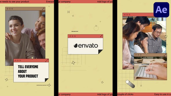 Retro Social Media Windows for After Effects - Download Videohive 37739441
