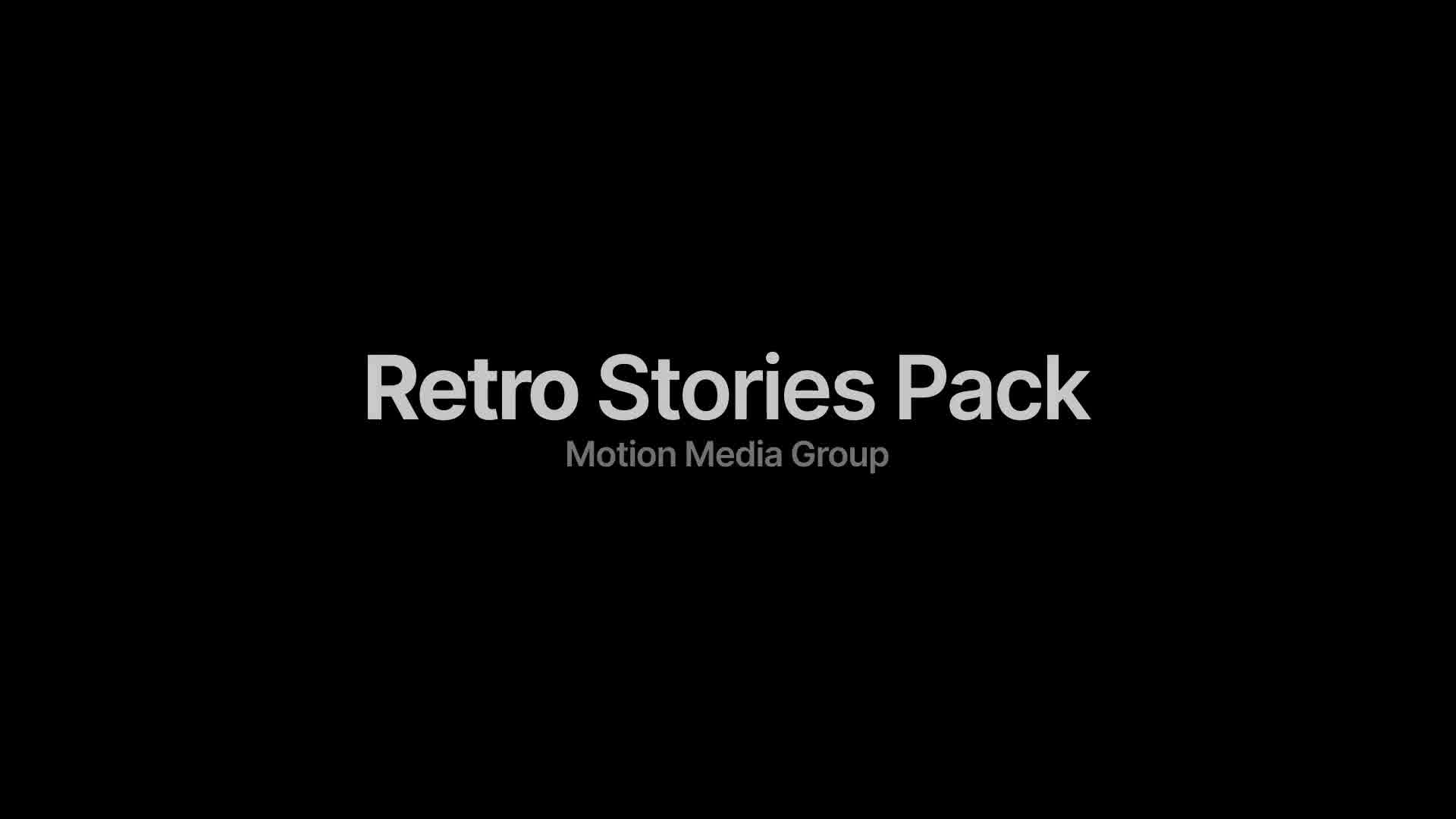 Retro Stories Pack Videohive 34907924 After Effects Image 11
