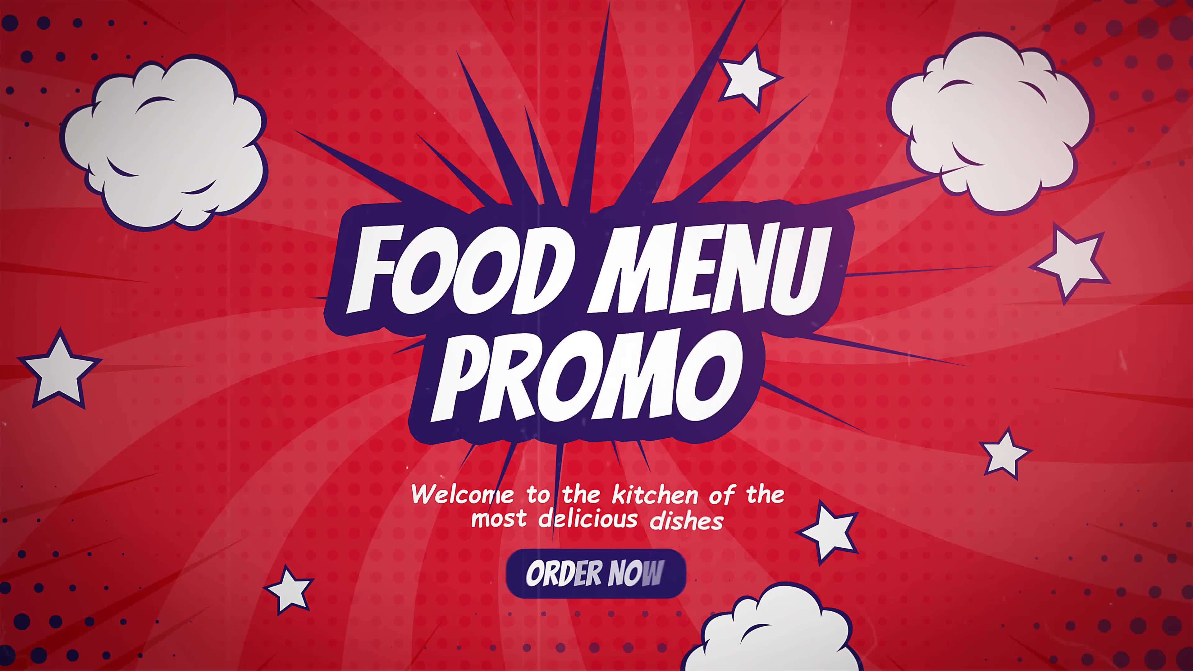 Retro Style Food Menu Promo Videohive 36230063 After Effects Image 1