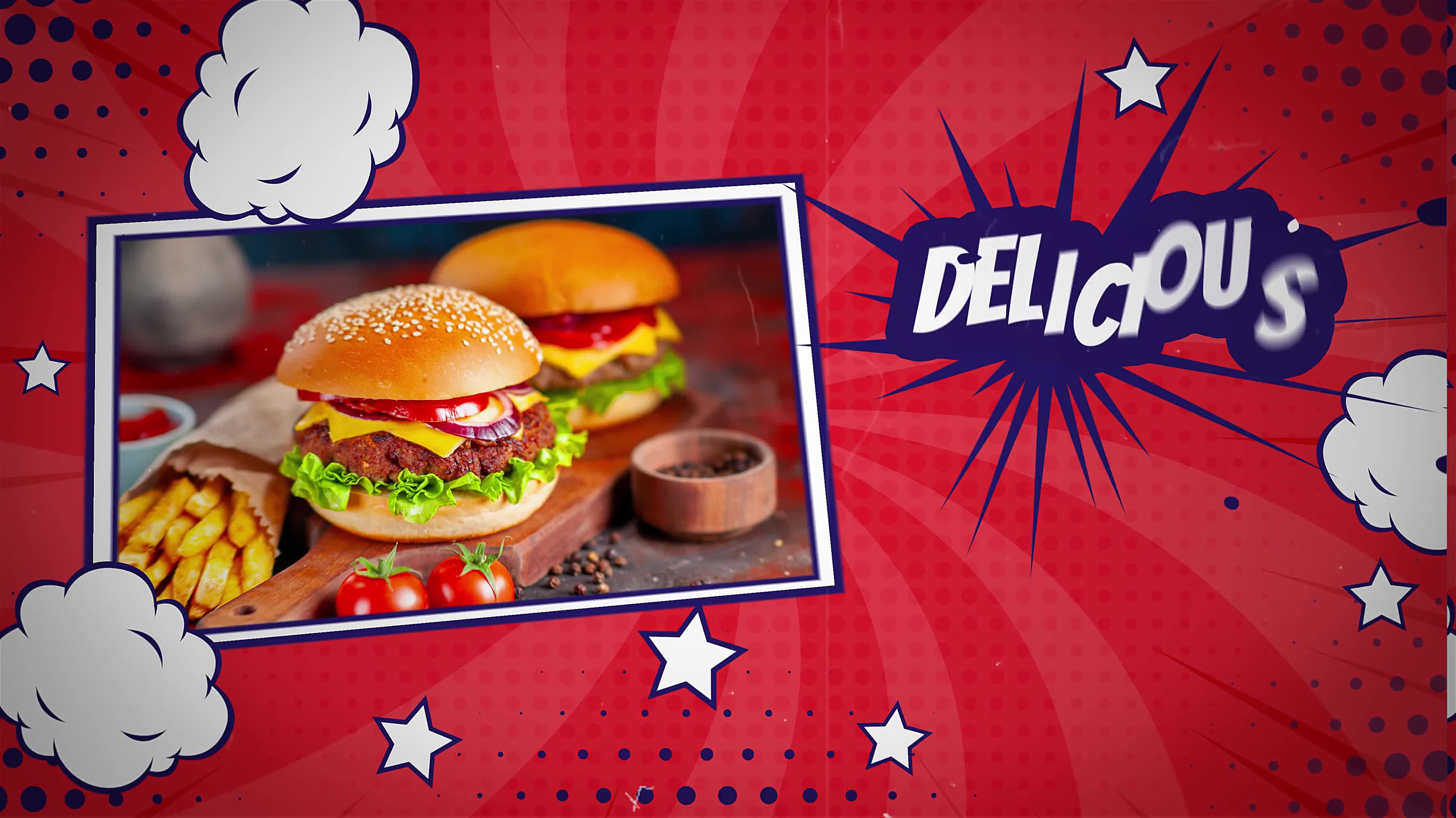 Retro Style Food Menu Promo Videohive 36230063 After Effects Image 3