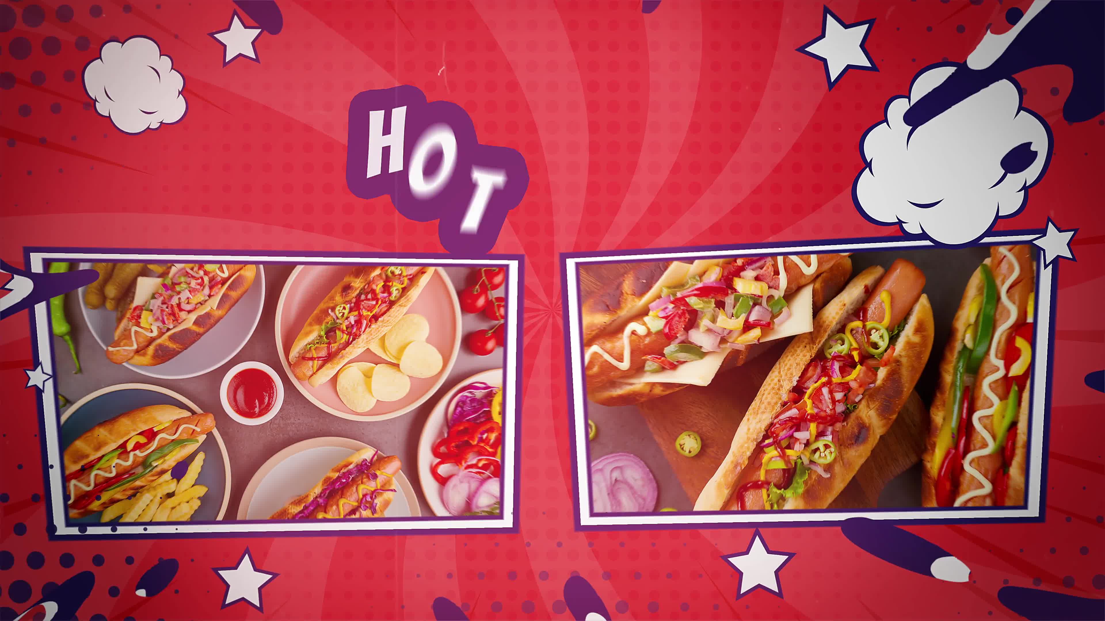 Retro Style Food Menu Promo Videohive 36230063 After Effects Image 4