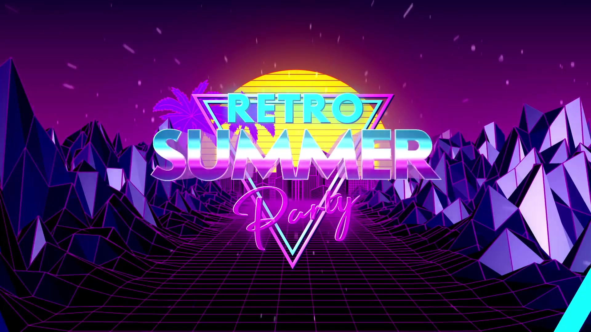 Retro Summer Party Opener Videohive 24301945 After Effects Image 4
