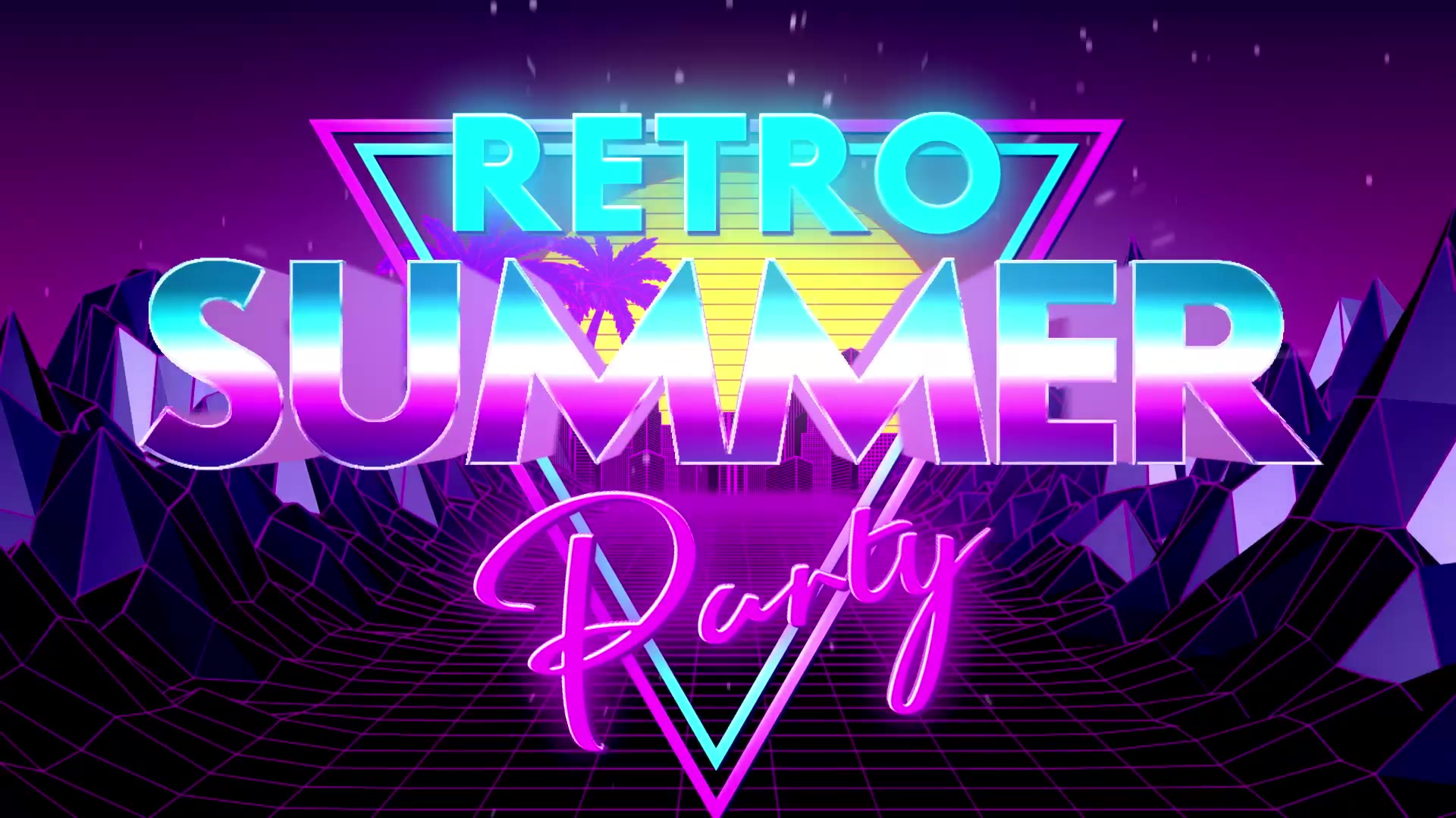 Retro Summer Party Opener Videohive 24301945 After Effects Image 5