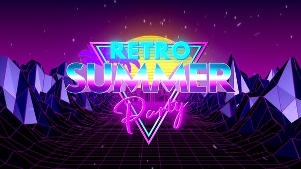 Retro Summer Party Opener - 24301945 Videohive Download