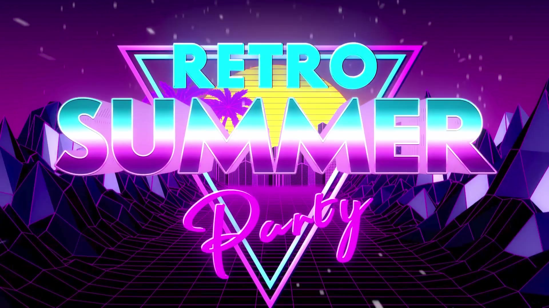 Retro Summer Party Opener DaVinci Resolve Videohive 33197566 DaVinci Resolve Image 5