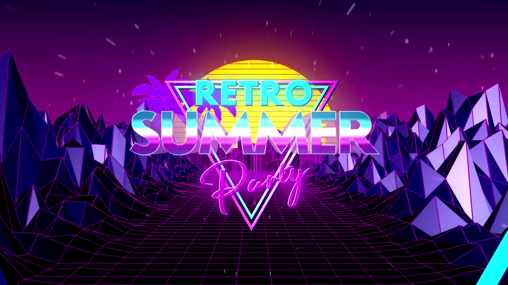 Retro Summer Party Opener Premiere Pro Videohive 24605502 Premiere Pro Image 4