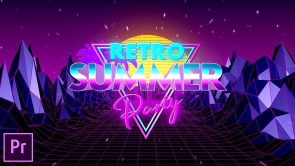 Retro Summer Party Opener Premiere Pro - Download Videohive 24605502