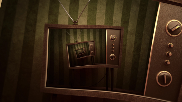 Retro Television Droste Background - Download Videohive 19381857