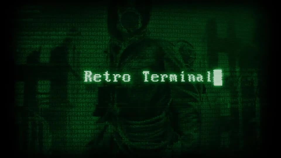 Retro Terminal Glitch Trailer Videohive 14564878 After Effects Image 1