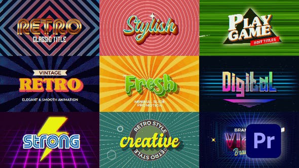 Retro Titles - Download 32910993 Videohive