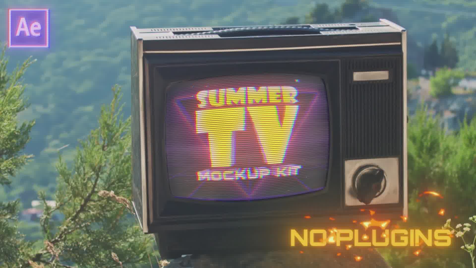 Retro TV Mockup Kit (Summer Edition) Videohive 38858174 After Effects Image 11