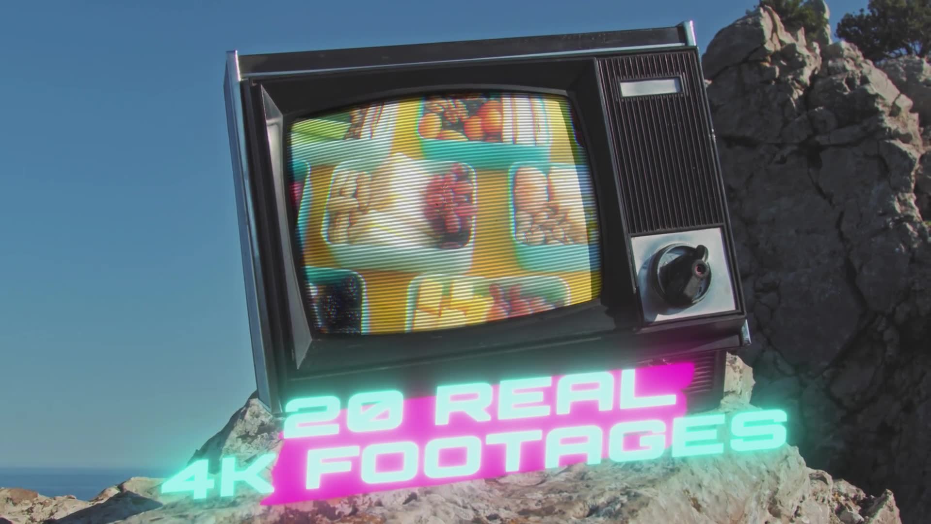 Retro TV Mockup Kit (Summer Edition) Videohive 38858174 After Effects Image 2
