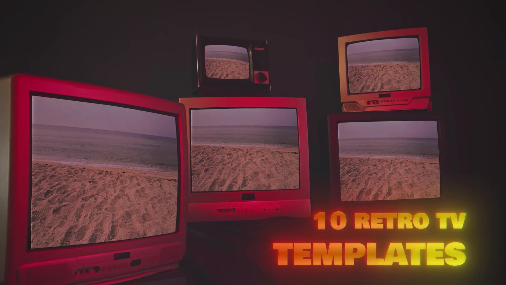 Retro TV Mockup Kit Videohive 36760922 After Effects Image 2