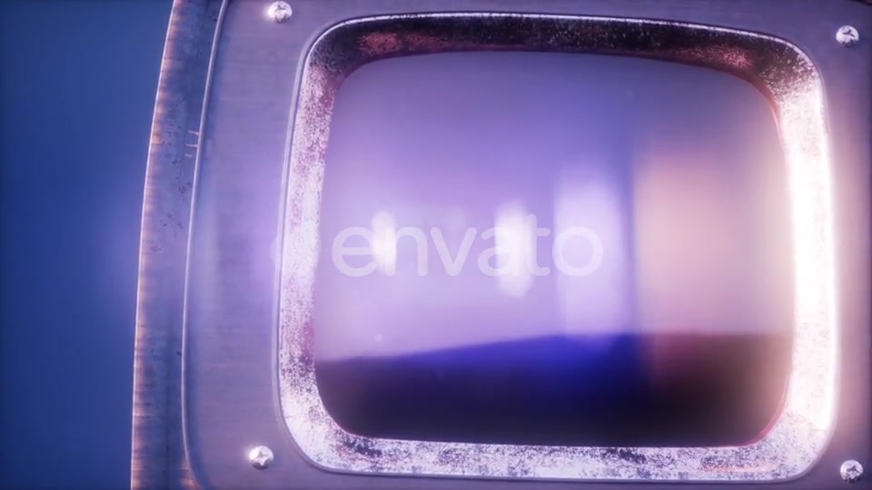 Retro TV on Blue Sky Background - Download Videohive 21593965
