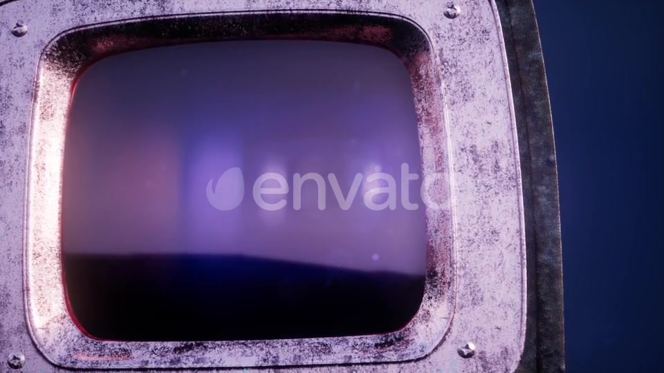 Retro TV on Blue Sky Background - Download Videohive 21903021