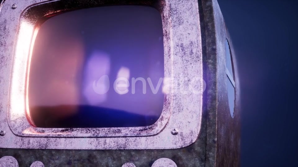 Retro TV on Blue Sky Background - Download Videohive 21903021