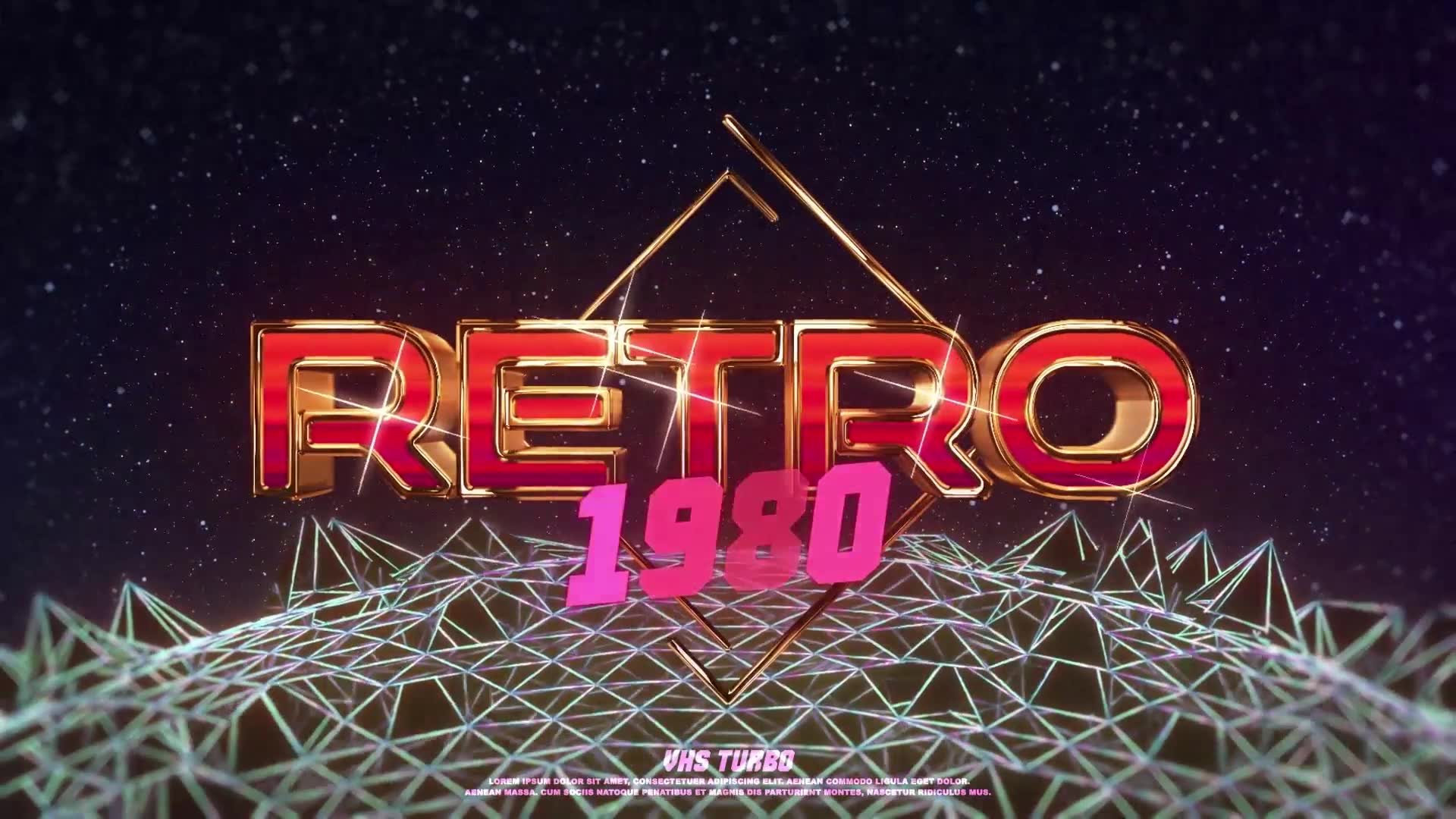Retro VHS Logo Videohive 23864590 After Effects Image 3
