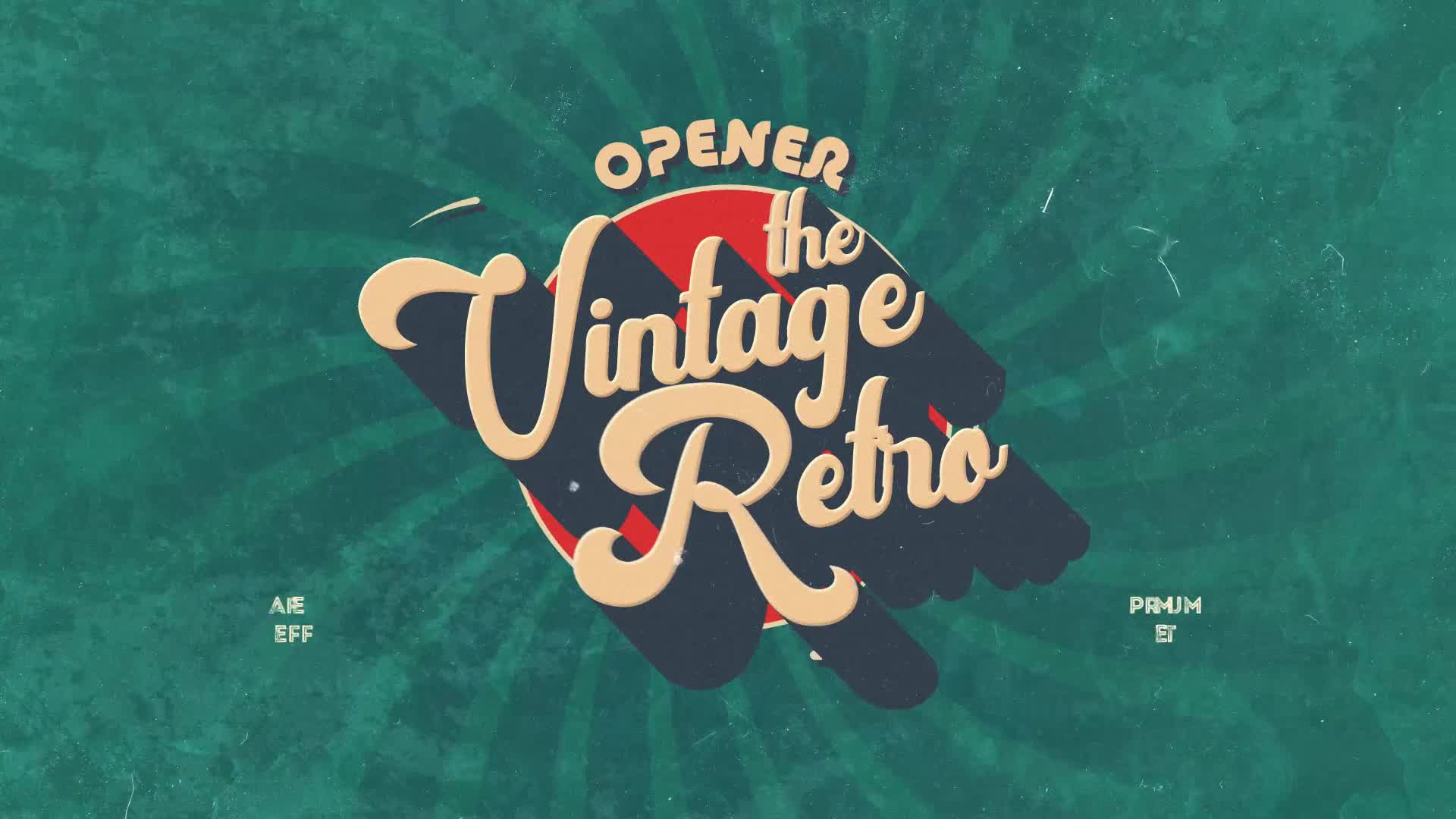 Retro Vintage Opener Videohive 25846073 After Effects Image 1