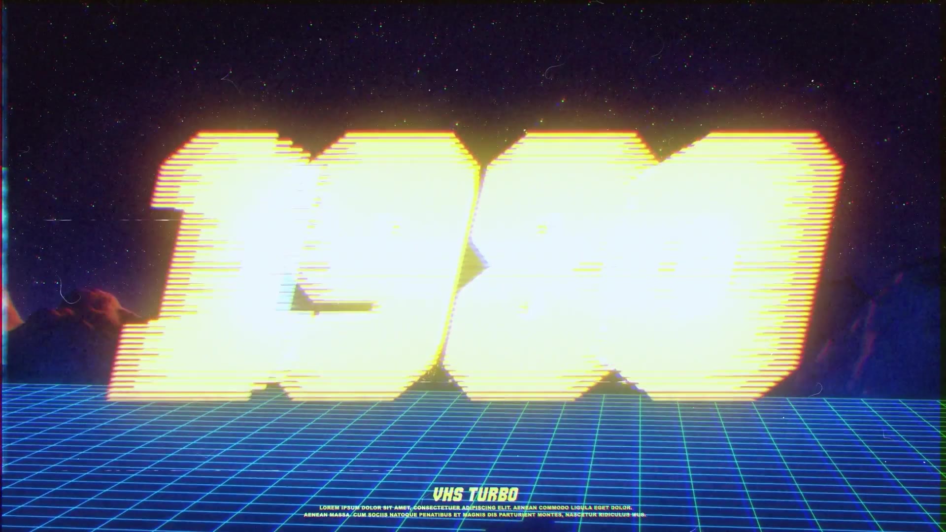 Retro Wave City Logo Videohive 24937810 After Effects Image 2