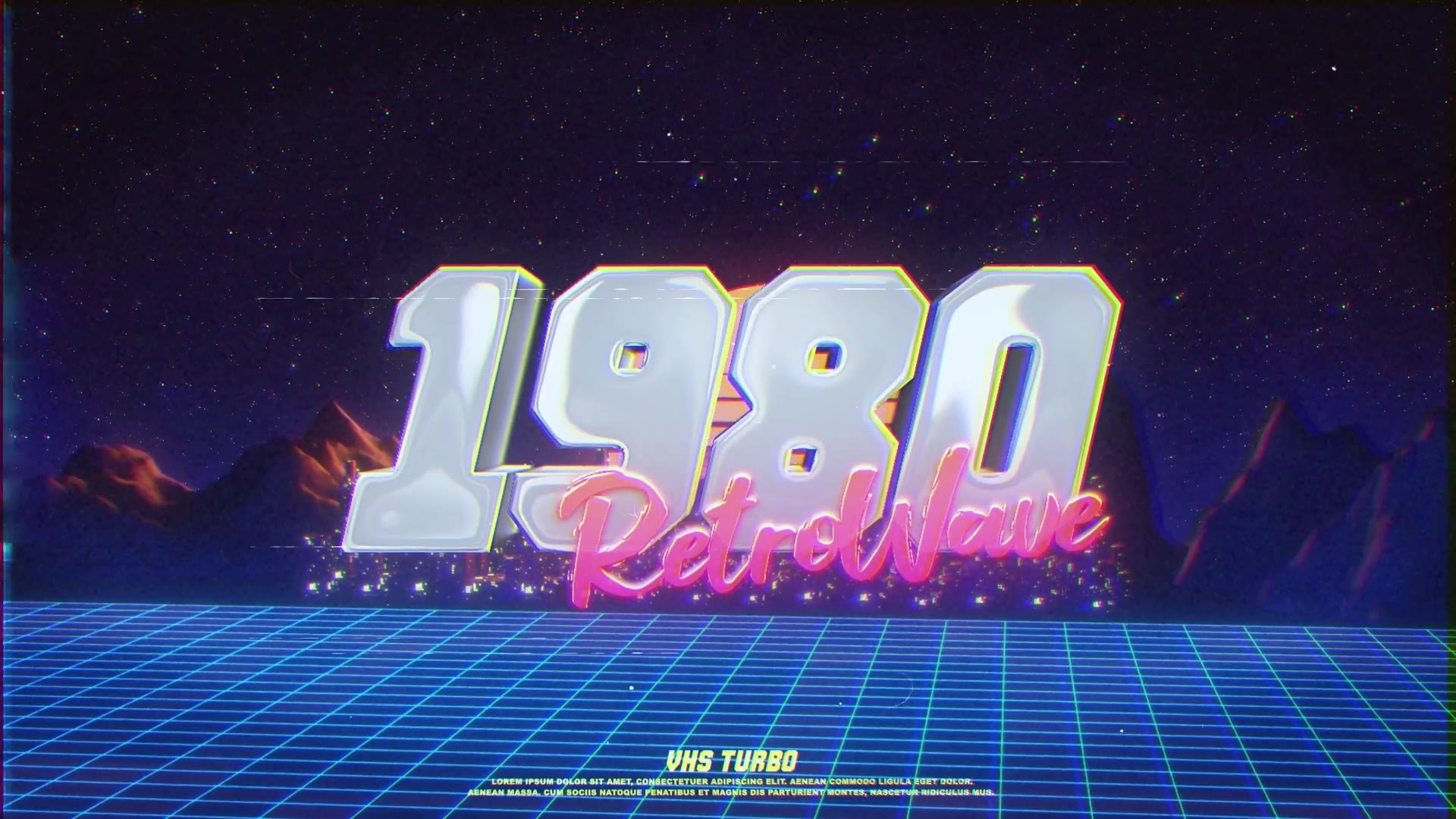 Retro Wave City Logo Videohive 24937810 After Effects Image 5