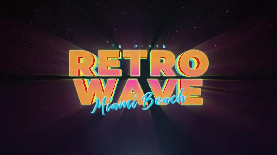 Retro Wave Intro Videohive 31004869 After Effects Image 1