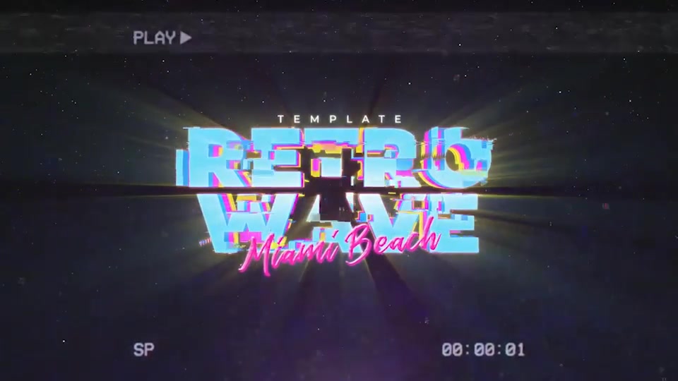 Retro Wave Intro Videohive 31004869 After Effects Image 8