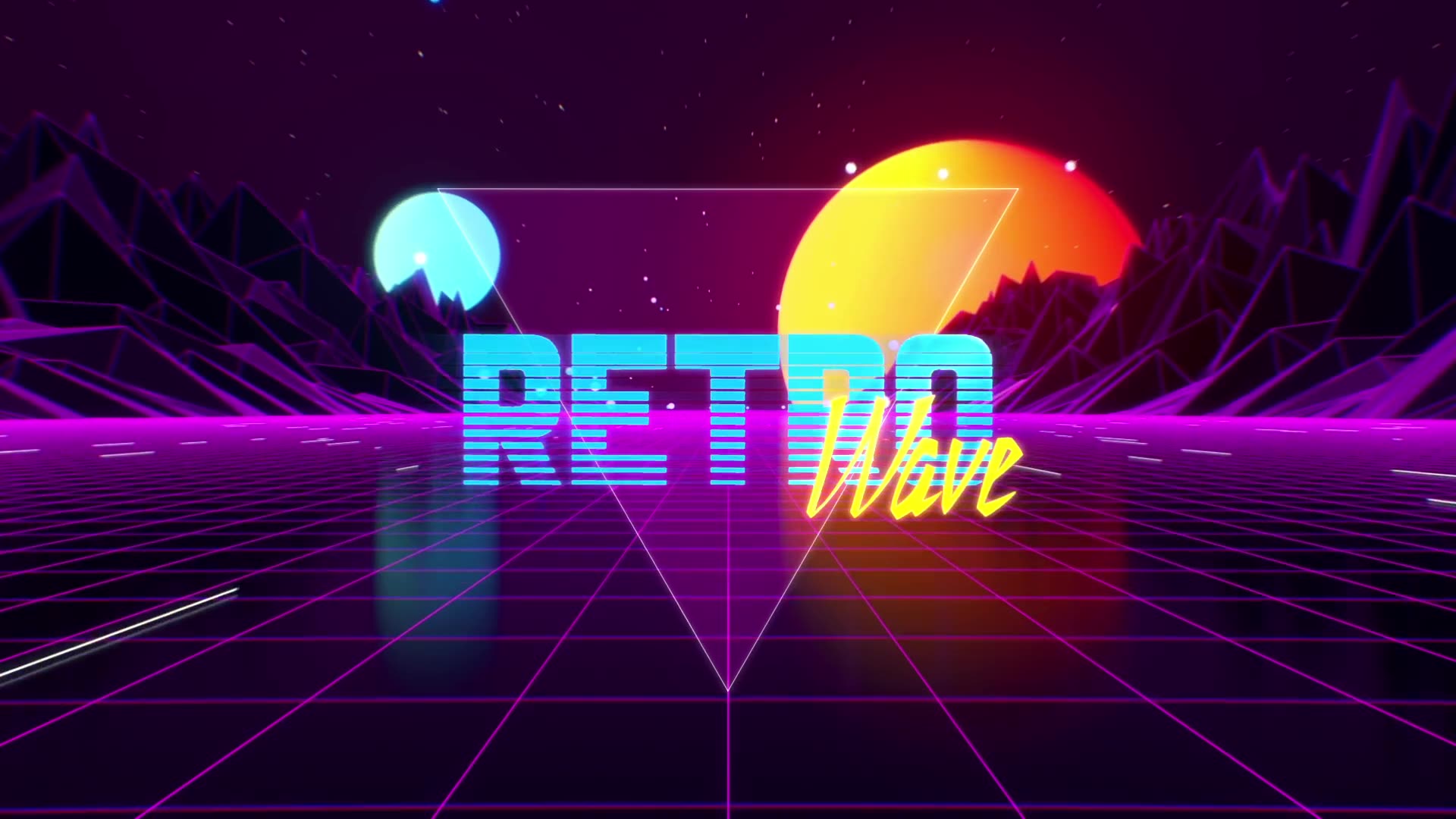 Retro Wave Intro Videohive 21406895 After Effects Image 2