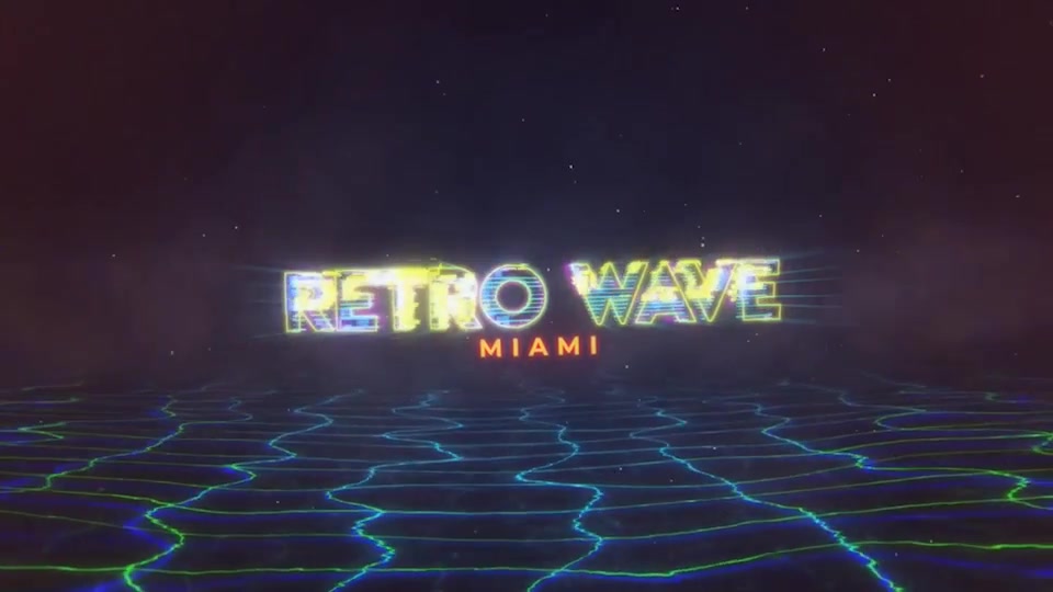 Retro Wave Intro Videohive 30466721 After Effects Image 2