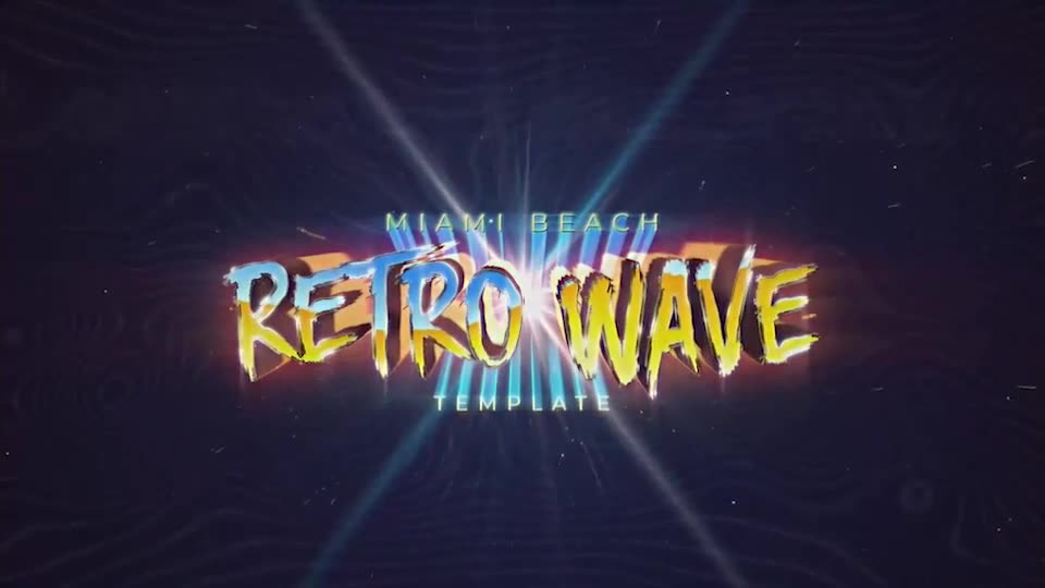 Retro Wave Intro Videohive 30455248 After Effects Image 2
