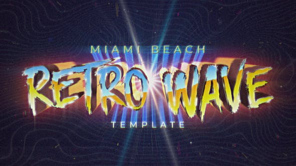 Retro Wave Intro - Videohive Download 30455248