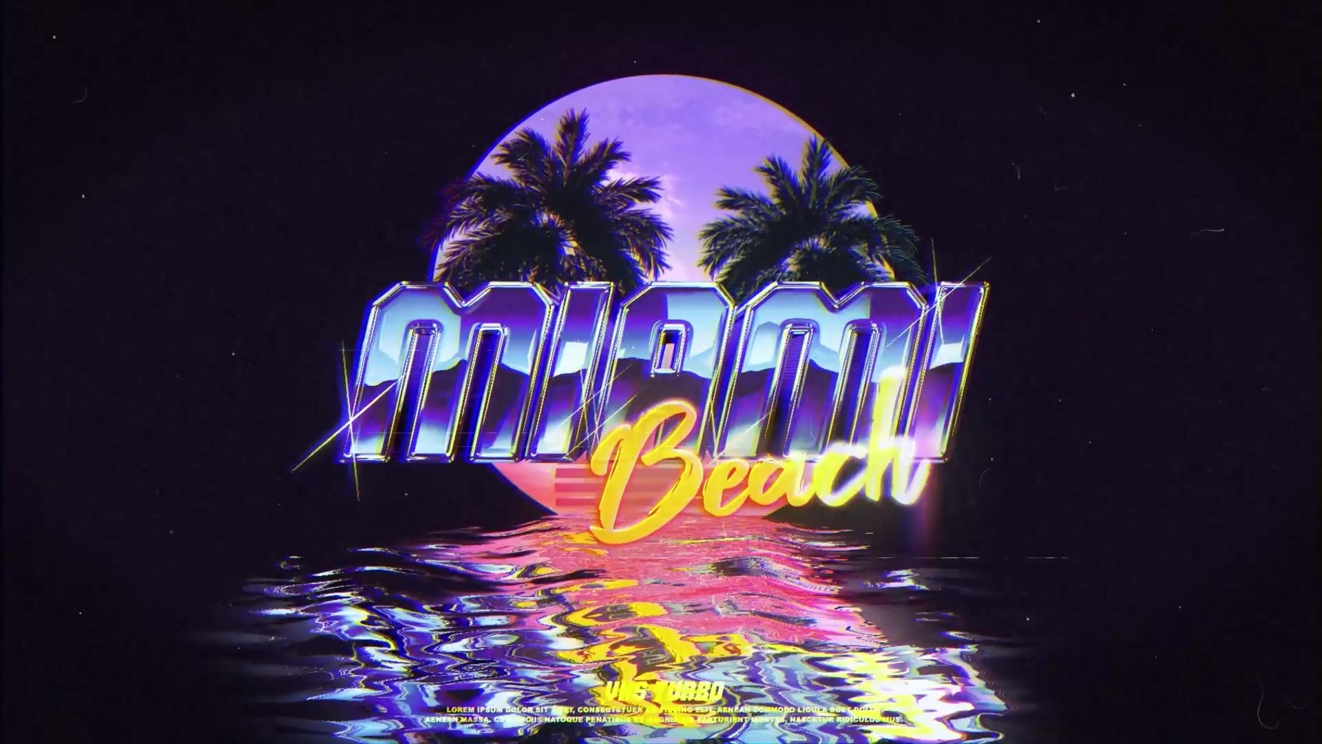 Retro Wave Logo Videohive 24462182 After Effects Image 4