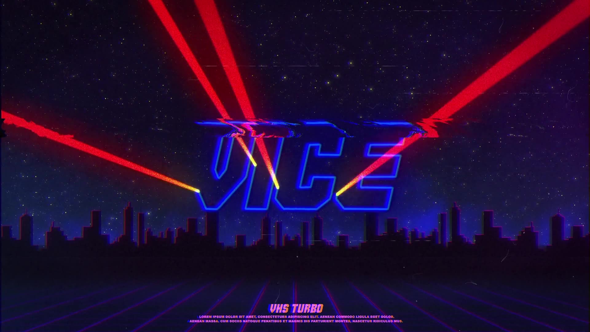 Retro Wave Logo Videohive 24392695 After Effects Image 2