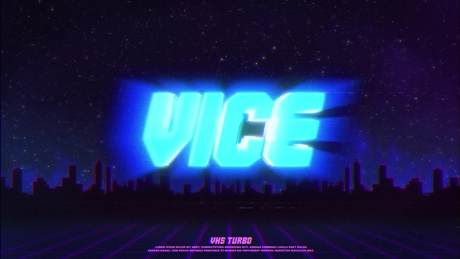 Retro Wave Logo Videohive 24392695 After Effects Image 3