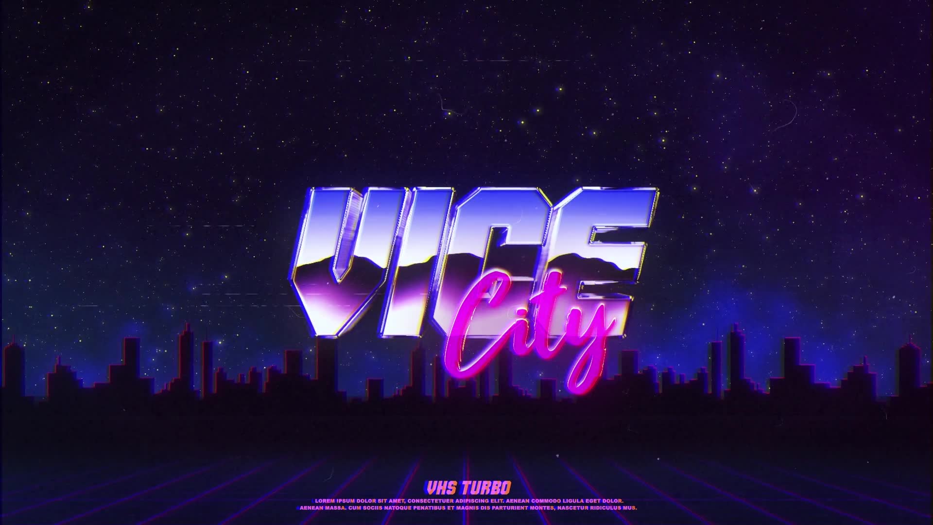 Retro Wave Logo Videohive 24392695 Download Rapid After Effects