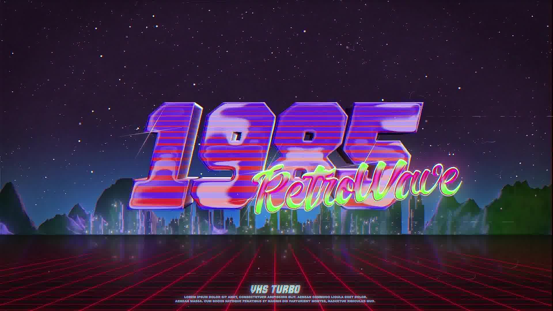 Retro Wave Logo Videohive 29832544 After Effects Image 11