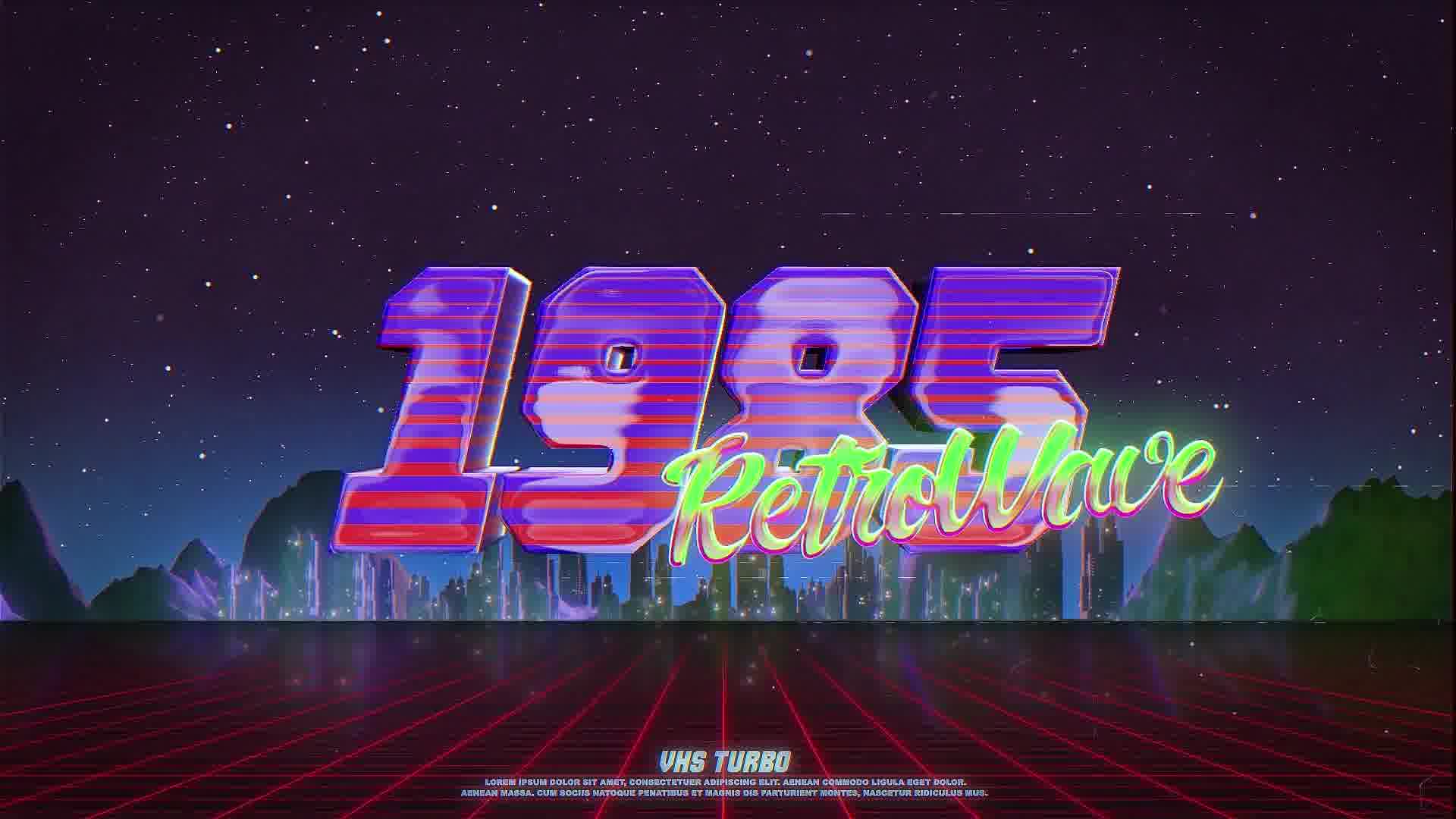 Retro Wave Logo Videohive 29832544 After Effects Image 12