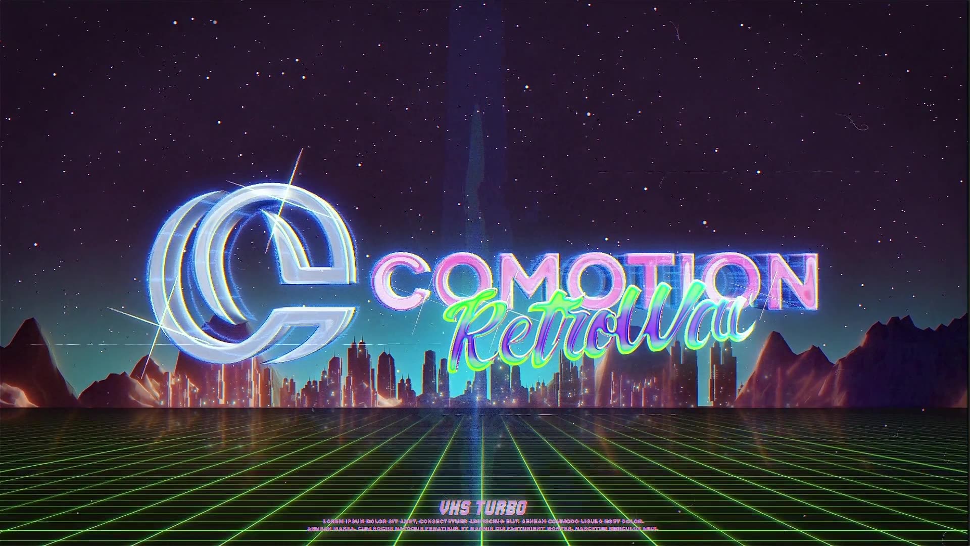 Retro Wave Logo Videohive 29832544 After Effects Image 3