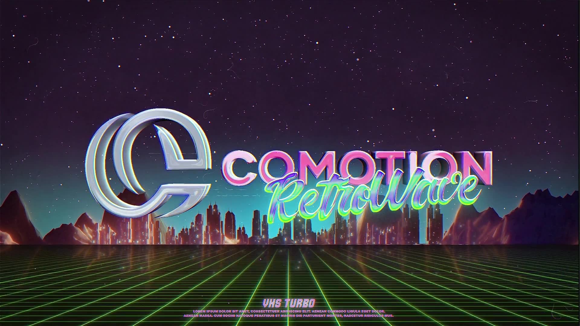 Retro Wave Logo Videohive 29832544 After Effects Image 4