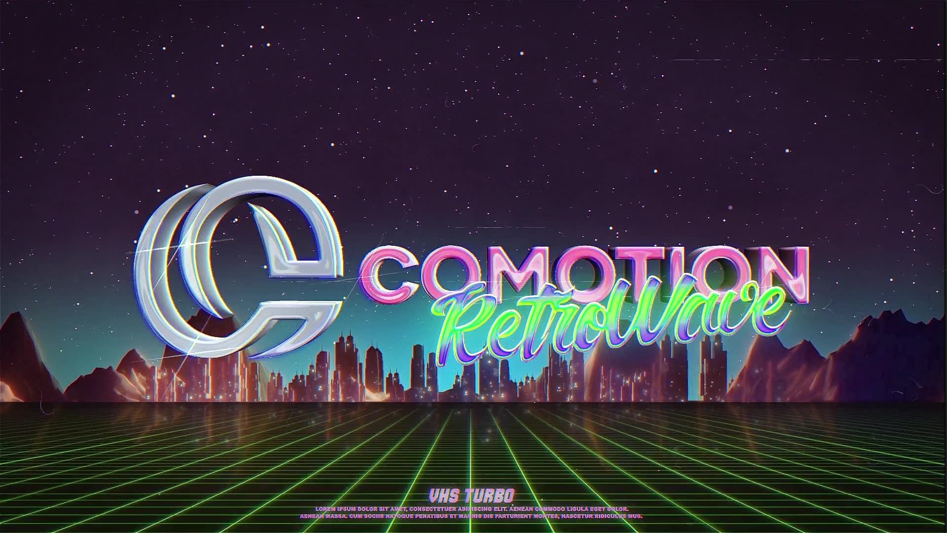 Retro Wave Logo Videohive 29832544 After Effects Image 5