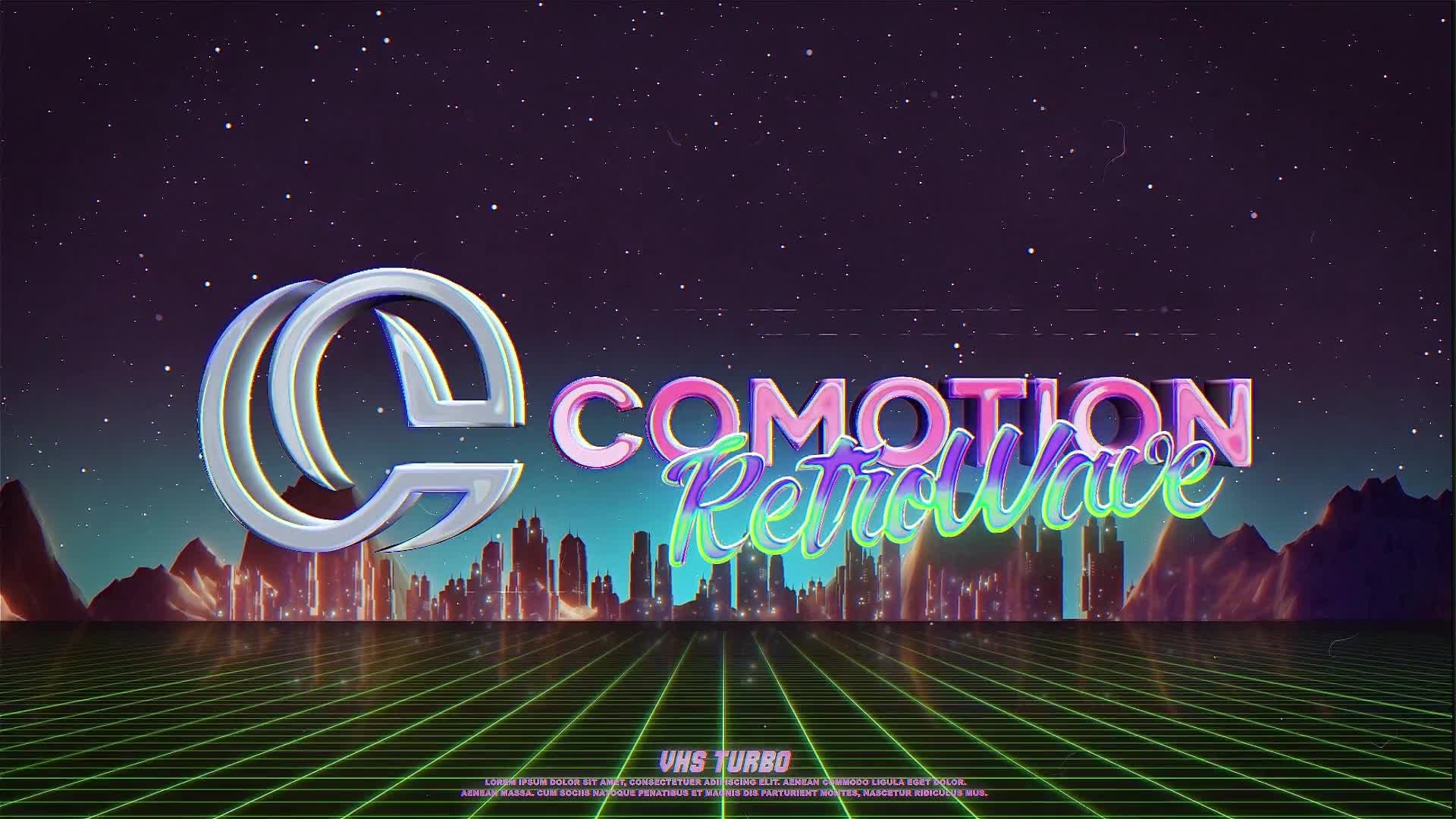 Retro Wave Logo Videohive 29832544 After Effects Image 6