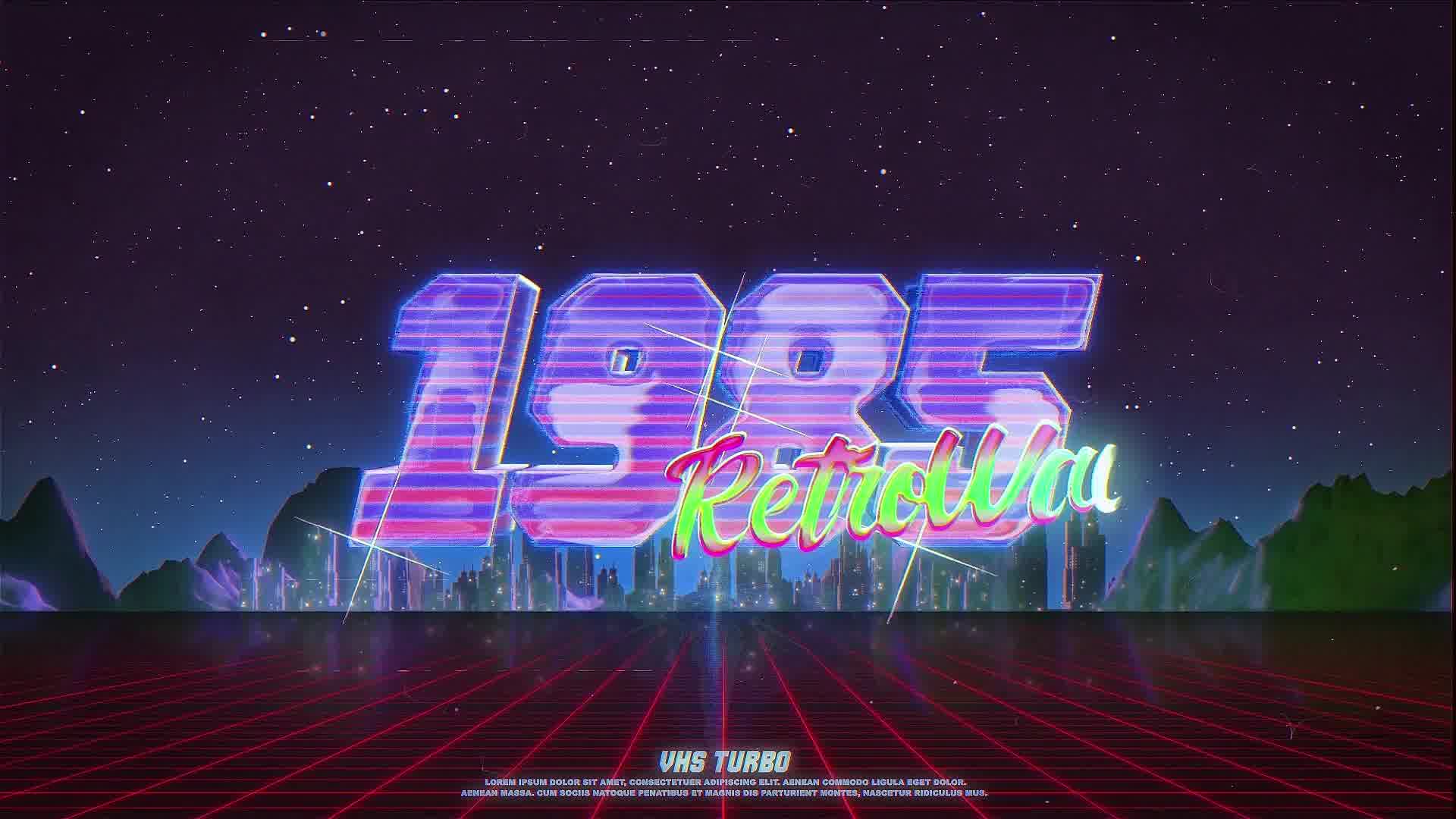 Retro Wave Logo Videohive 29832544 After Effects Image 9
