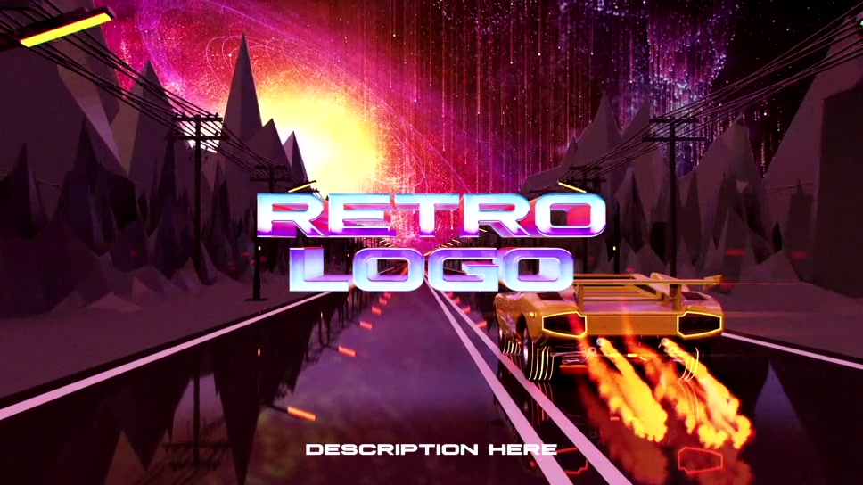 Retro Wave Motion Logo Videohive 26456292 After Effects Image 4