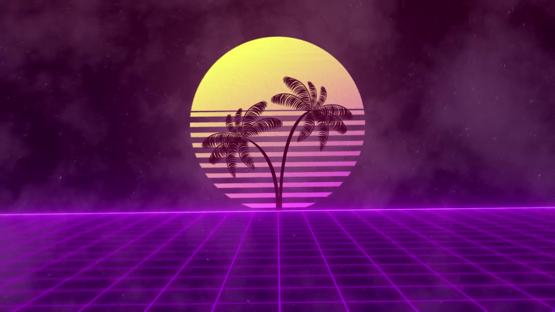 Retro Wave & Neon Backgrounds Videohive 34258073 After Effects Image 4