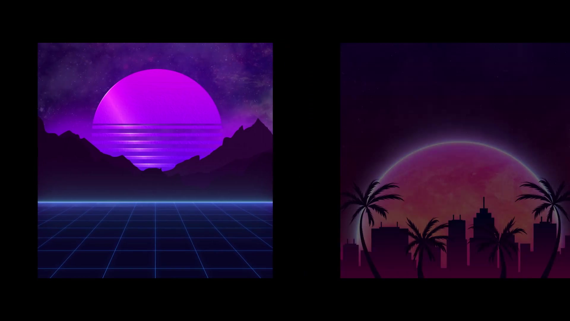 Retro Wave & Neon Backgrounds Videohive 34258073 After Effects Image 7