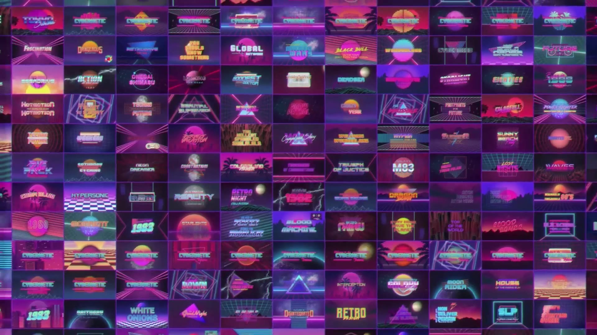Retro Wave Pack Videohive 28786036 After Effects Image 2