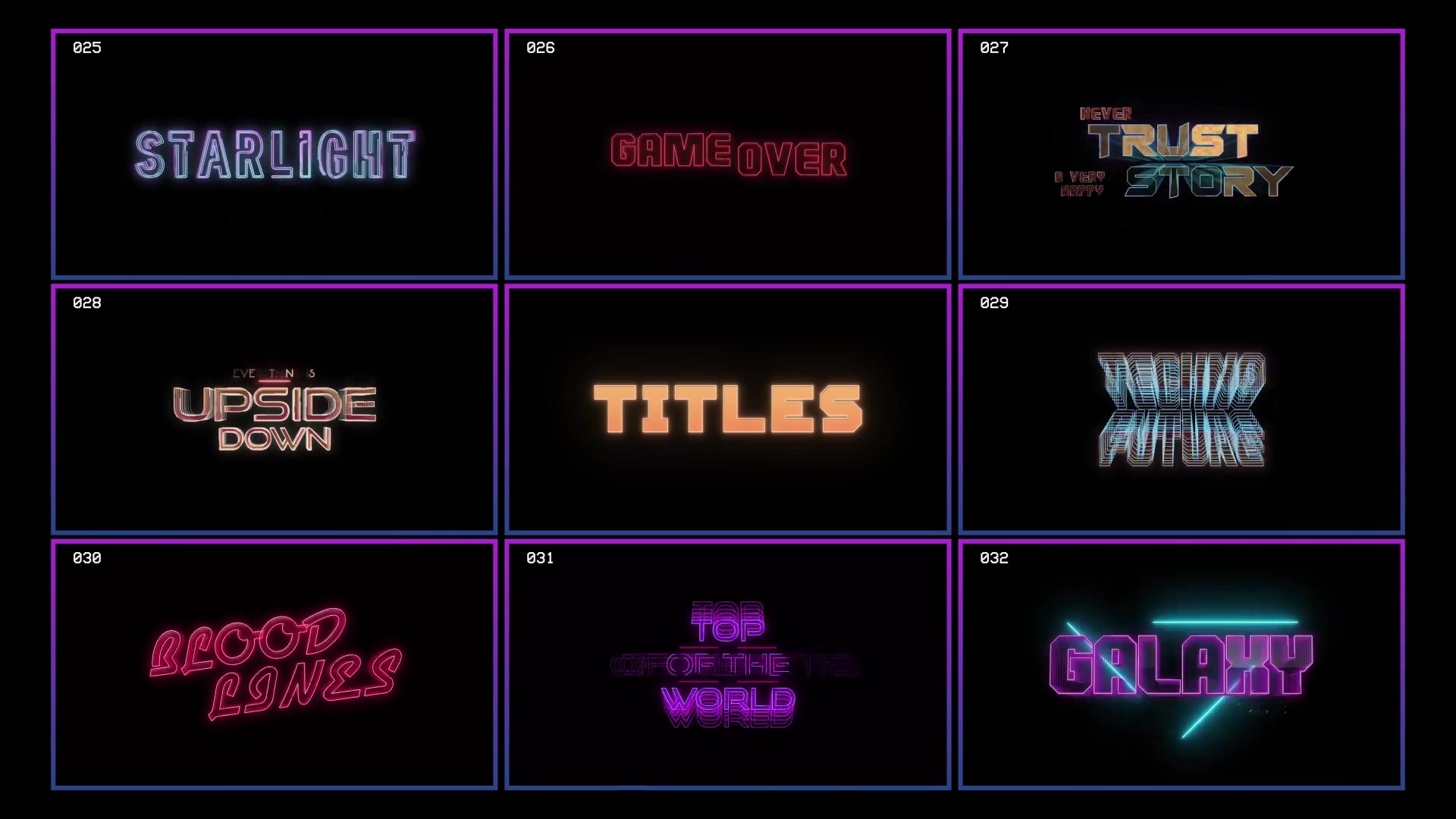 Retro Wave Pack Videohive 28786036 After Effects Image 4