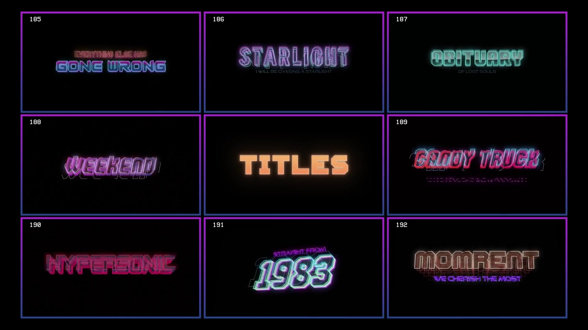 Retro Wave Pack Videohive 28786036 After Effects Image 7